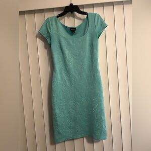 Chic Turquoise Midi Dress